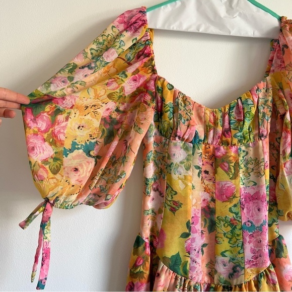 🍋 For Love And Lemons Nina Dress in Yellow - Picture 10 of 16